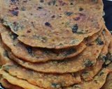 A picture of step 6 of Jain methi thepla.