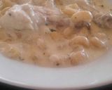 Foto del paso 5 de la receta: Fideos con pollo a la crema