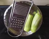 A picture of step 1 of Lauki ka Halwa.