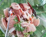 รูปขั้นตอนการทำที่ 3 ของ ยำแหนมหมู