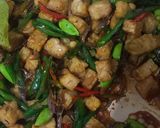 Foto langkah ke 4 dari resep Oseng Tempe Pete Teri Cabai Hijau 🌶.