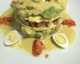 Foto del paso 6 de la receta: Timbal de aguacate, pollo y tortas de maíz. Con sobras de pollo a l’ast