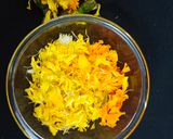 A picture of step 1 of Marigold Flower Tea.