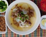 Foto langkah ke 4 dari resep Soto Bandung (daging+lobak) lunch gm diet.
