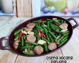 Foto langkah ke 6 dari resep Oseng Kacang Panjang Bakso Putren 👩🏻🍳.