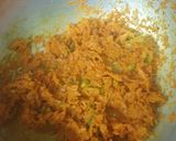 A picture of step 3 of Raw Turmeric Sabzi.