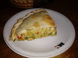 Tarta de pollo y vegetales
