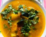 A picture of step 4 of Pumpkin Toor dal curry.