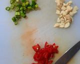 A picture of step 1 of Garlic Fried Rice.