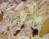 A picture of step 2 of Manshor Jhol / Mutton Bhat.