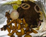 A picture of step 5 of Motton Leg roast.