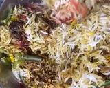 A picture of step 8 of Chicken biryani.