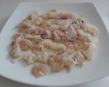 Foto del paso 14 de la receta Carpaccio de merluza y gambas rojas