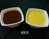 Foto del paso 7 de la receta: Ensalada templada de pollo y piña con dúo de salsas