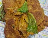 A picture of step 1 of Tumiric rice pancake.