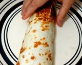 A picture of step 8 of Tortilla Egg Roll.