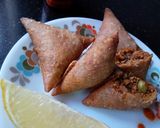 A picture of step 8 of Whole wheat Soya mince Samosa#breakfastideas.