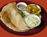 A picture of step 5 of Ragi Adai dosai.