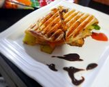 A picture of step 2 of Pocket sizzling wrap.