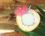 Hình bước làm 6 của món Thạch trái dừa