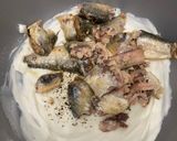 Une image de l'étape 7 de Tarte au concombre et à la sardine.