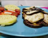 Foto del paso 2 de la receta Cinta de berenjena con pavo y patata cocida