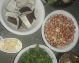 A picture of step 2 of Peanut coconut bhaigan.