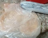 A picture of step 1 of Creamy Chicken Steak 🥩.