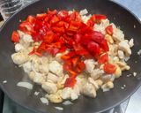 A picture of step 17 of Chicken with Cashews, Bell Peppers, and Carrots.