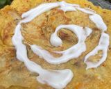 A picture of step 3 of Chicken tikka pancakes.