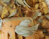 A picture of step 4 of My part Indian and part my recipe curry.