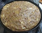 Foto del paso 4 de la receta: Tarta de zuchinis con salsa de cebollas