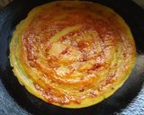 A picture of step 4 of Schezwan Dosa Wrap.
