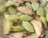 A picture of step 2 of Chayote with Wings.