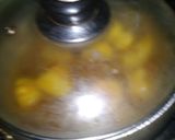 A picture of step 3 of Aloo ki tahri.