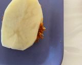 A picture of step 4 of Khambhati dabda bhajia.