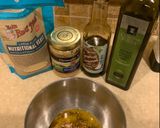 A picture of step 1 of Tofu Bake (“tastes like chicken”) Recipe.