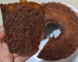 Foto langkah ke 7 dari resep Bolu karamel/bolu sarang semut 4 telur.