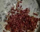 Spenótos nokedli pirított baconös, tejszínes, gombás szósszal recept fázis 2 fotója