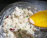 A picture of step 3 of Curd rice.