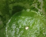 A picture of step 3 of Kutti idli in tri colour.