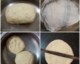 A picture of step 3 of Sev Puri.