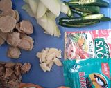 Foto langkah ke 1 dari resep Oseng putren cabe hijau.