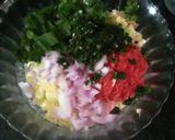 A picture of step 2 of Suji oats handvo pops.