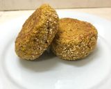 Foto del paso 4 de la receta: Croquetas de garbanzos, zapallo 🎃 y zanahoria 🥕🧡