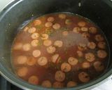 Foto del paso 7 de la receta Fideos con salchichas de viena cocidos en salsa de tomate 
