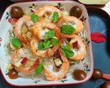 Hình bước làm 4 của món Salad tôm