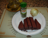 Foto del paso 1 de la receta: Sangre con Cebolla