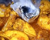 A picture of step 6 of Eid Special Highway Karahi.