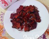 A picture of step 4 of Air Fryer Beetroot Chips.